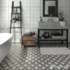 CSL-FLOWERS-BLACK-GALLERY-1 CERAMICO SAN LORENZO 45.3X45.3 FLOWER BLACK FIT – Soles Ilusiones